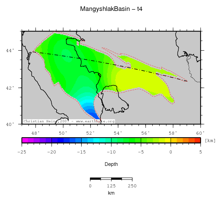 Mangyshlak Basin location map