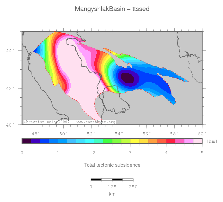 Mangyshlak Basin location map