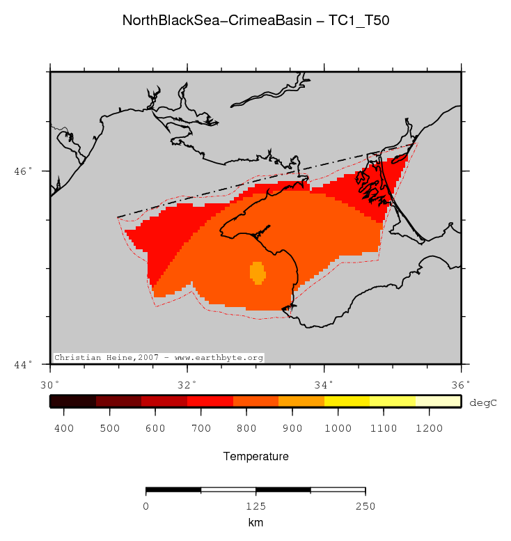 North Black Sea-Crimea Basin location map