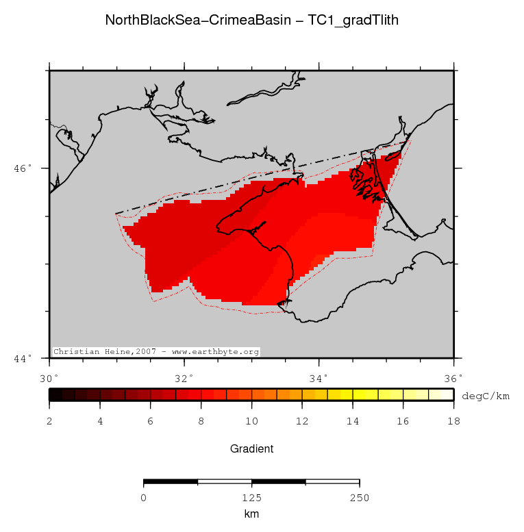 North Black Sea-Crimea Basin location map