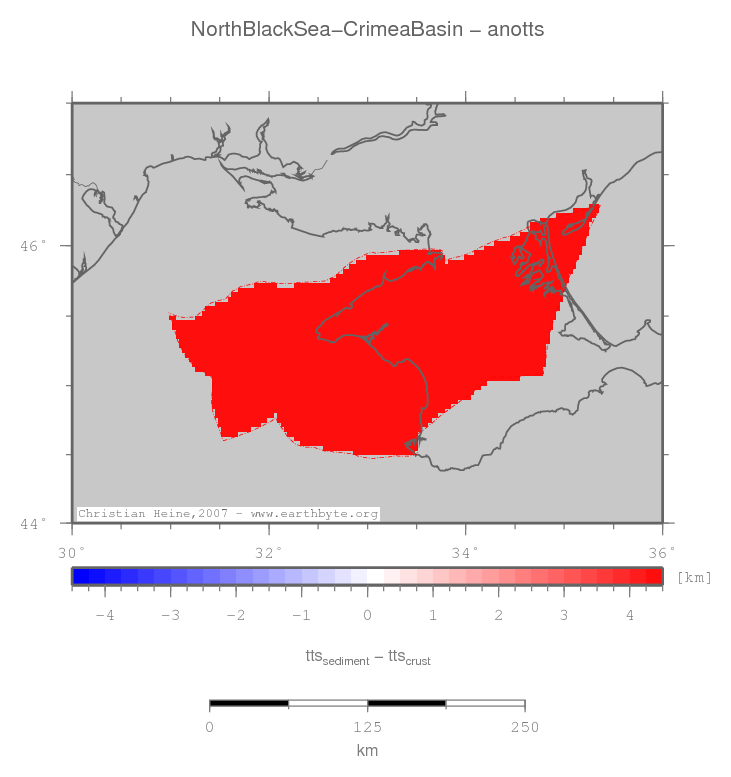 North Black Sea-Crimea Basin location map