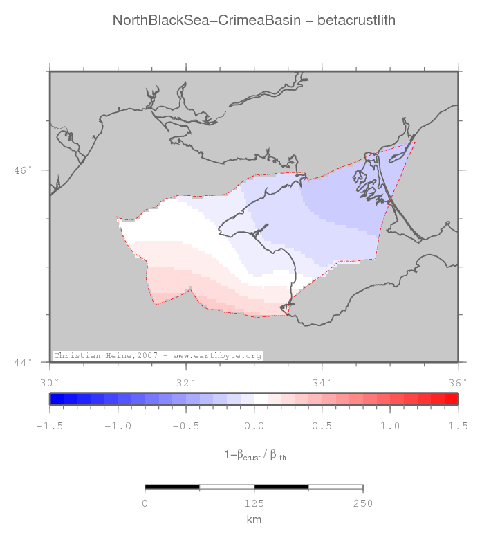 North Black Sea-Crimea Basin location map