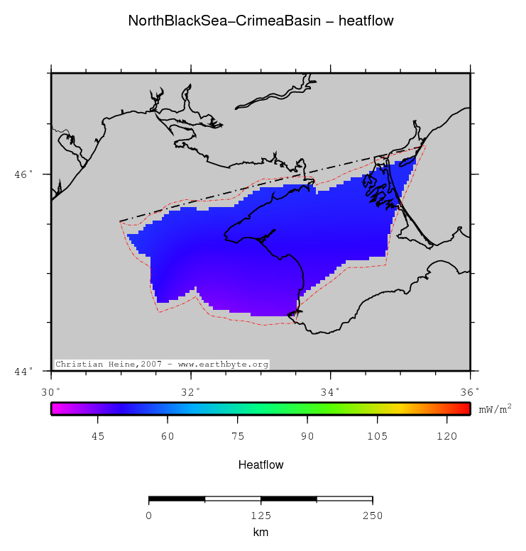 North Black Sea-Crimea Basin location map