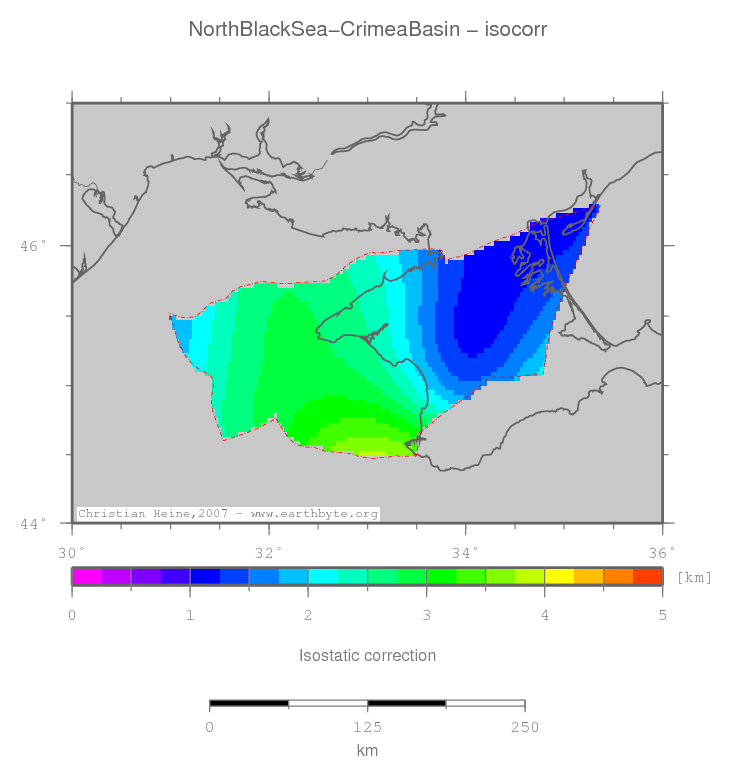 North Black Sea-Crimea Basin location map