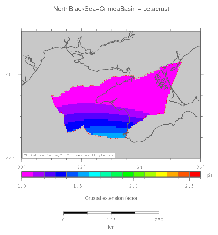 North Black Sea-Crimea Basin location map