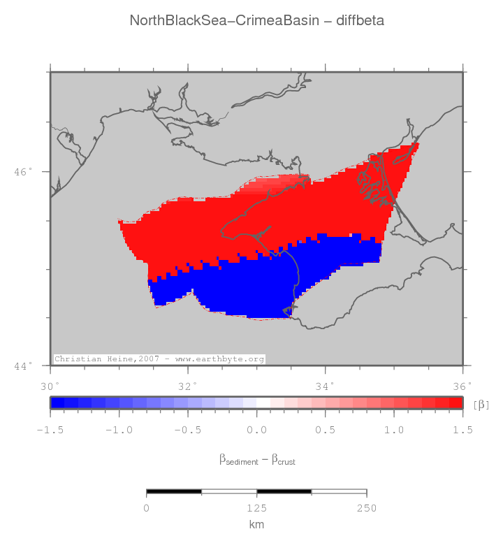 North Black Sea-Crimea Basin location map