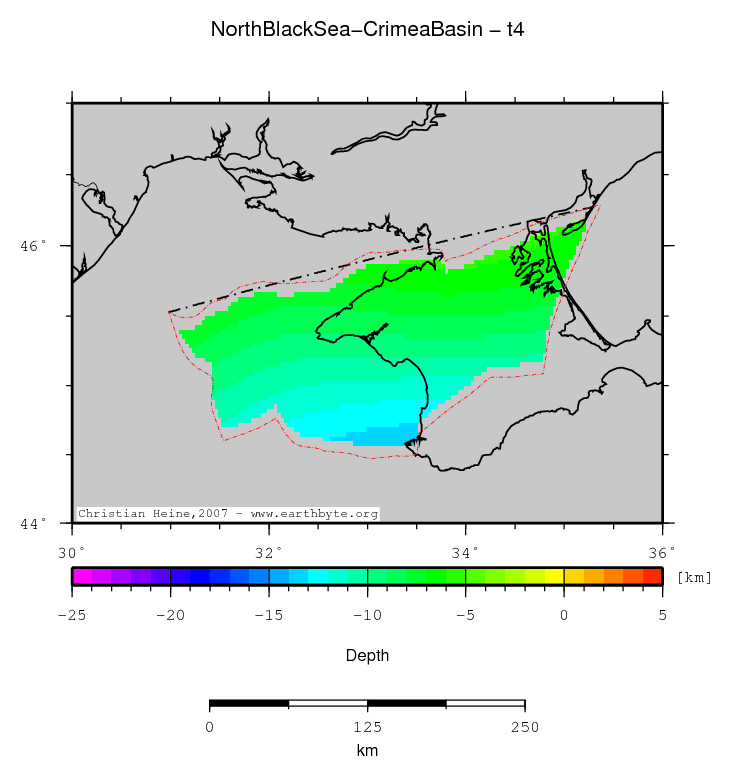 North Black Sea-Crimea Basin location map