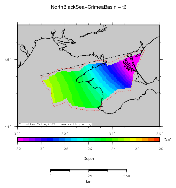 North Black Sea-Crimea Basin location map