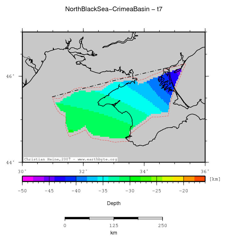 North Black Sea-Crimea Basin location map