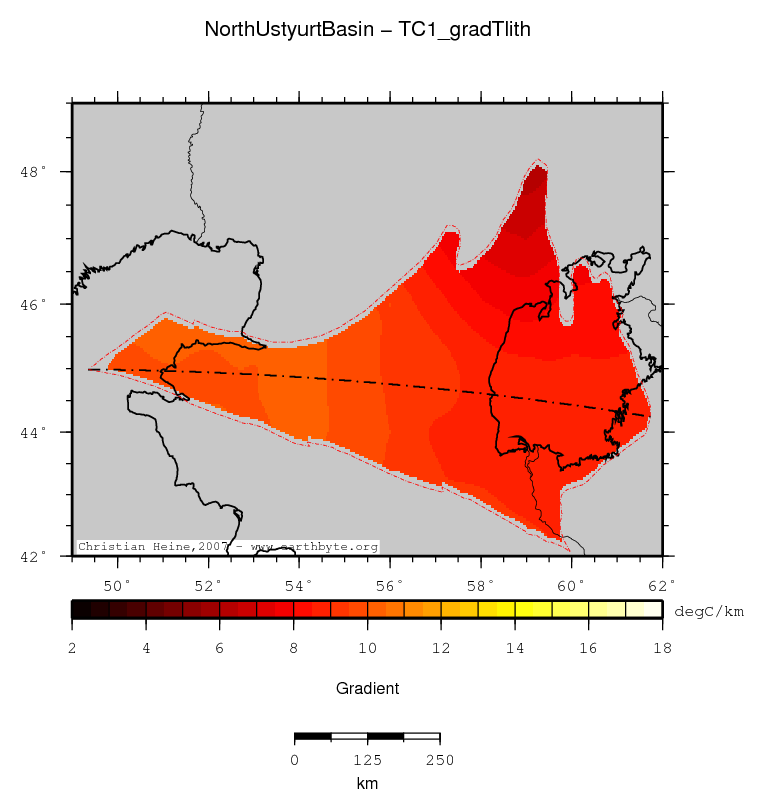 North Ustyurt Basin location map