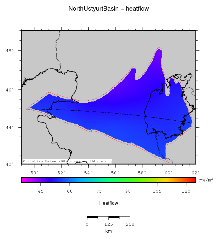 North Ustyurt Basin location map