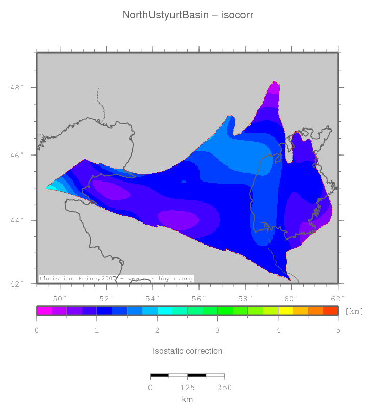 North Ustyurt Basin location map