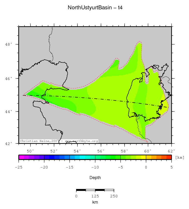 North Ustyurt Basin location map