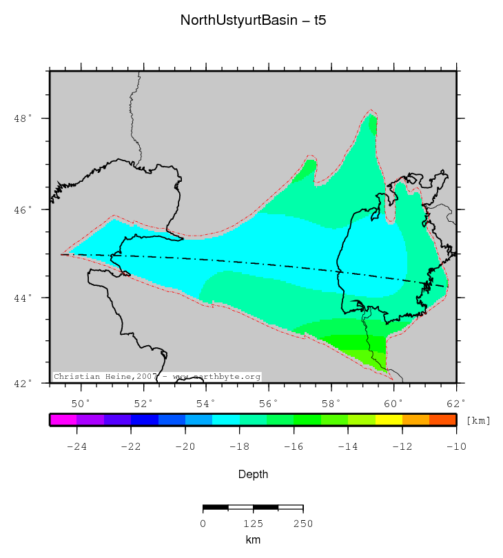 North Ustyurt Basin location map