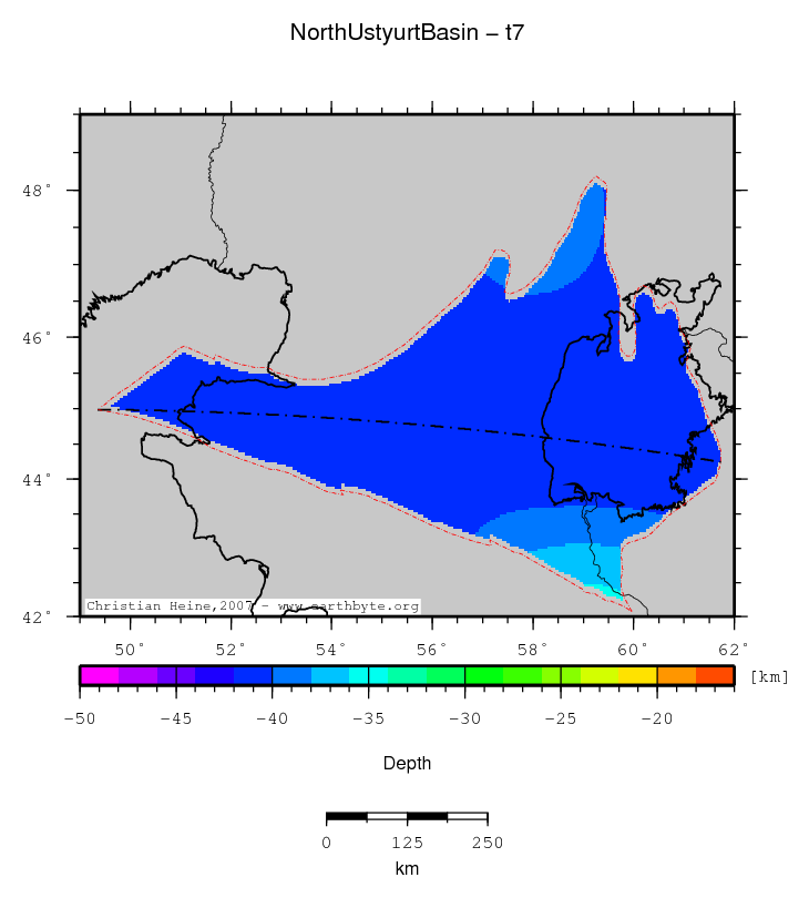 North Ustyurt Basin location map