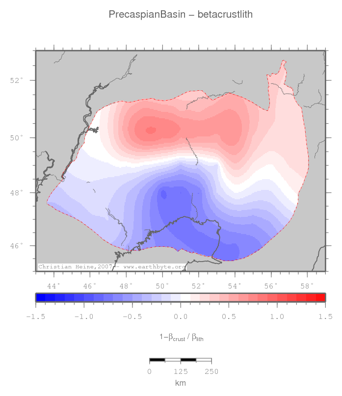 Precaspian Basin location map