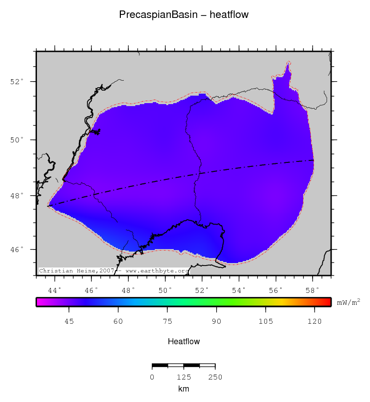 Precaspian Basin location map