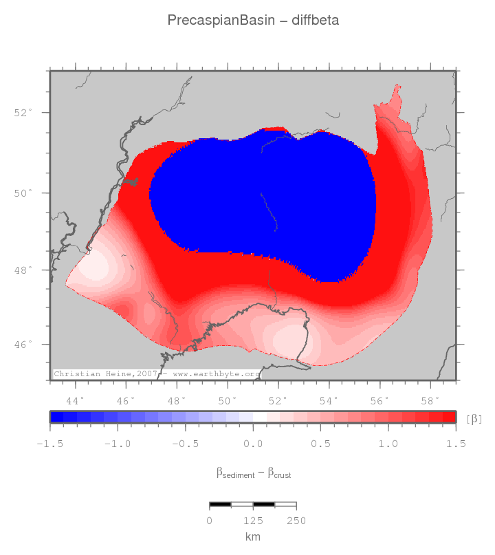 Precaspian Basin location map