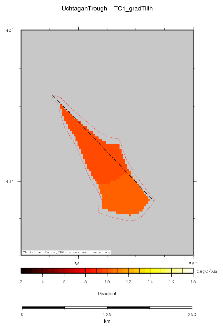 Uchtagan Trough location map