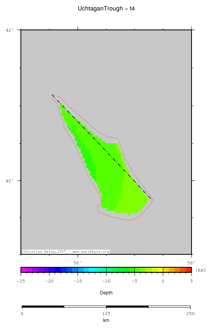 Uchtagan Trough location map