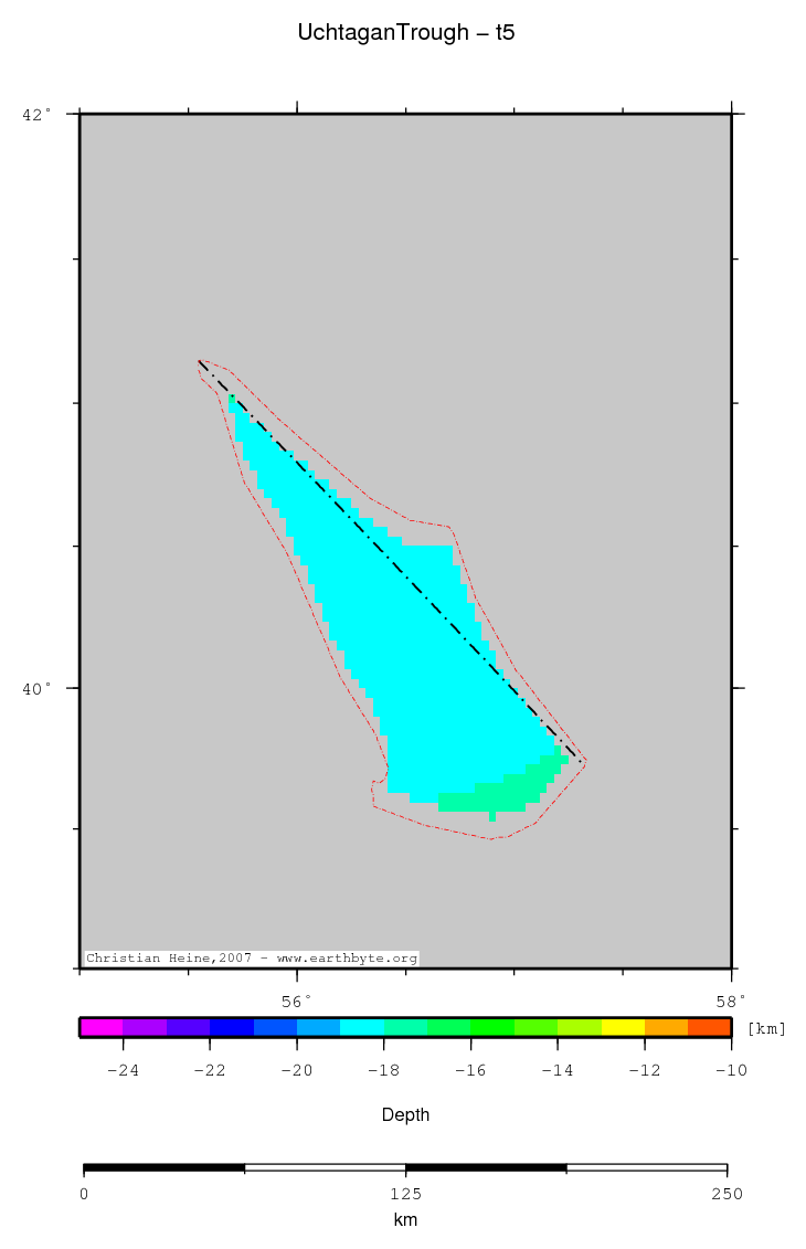 Uchtagan Trough location map