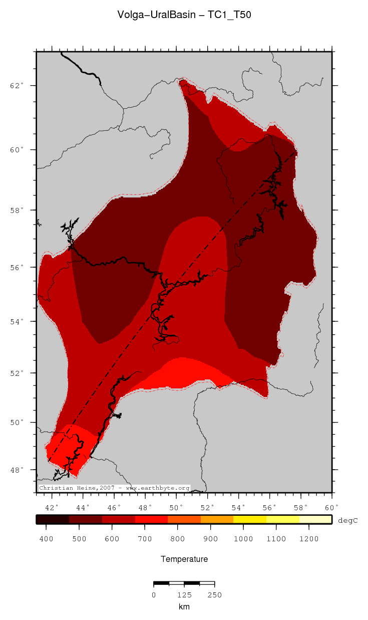 Volga-Ural Basin location map