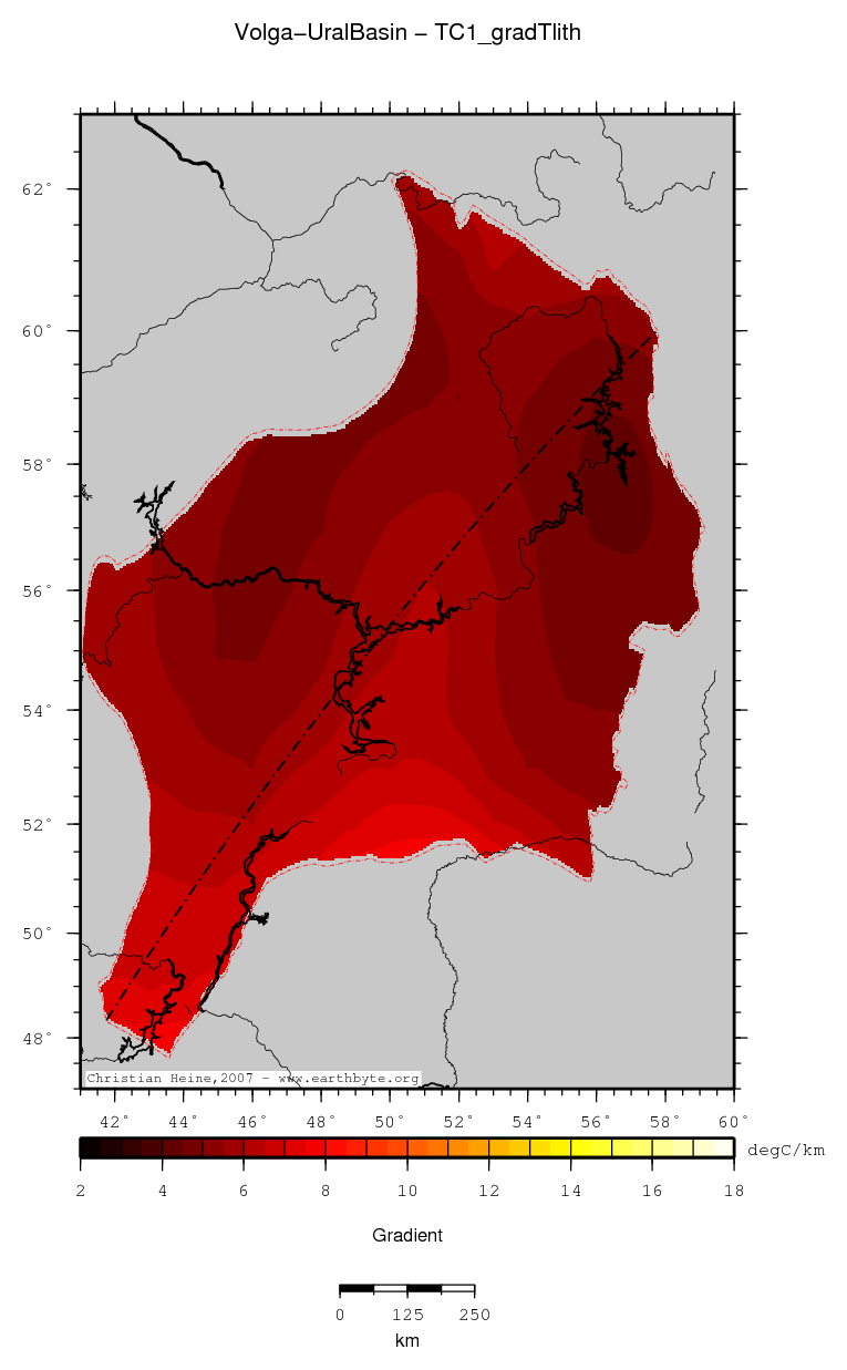 Volga-Ural Basin location map