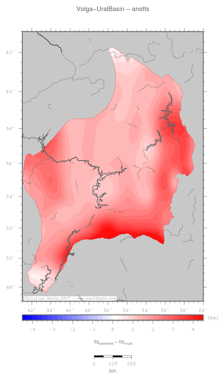 Volga-Ural Basin location map