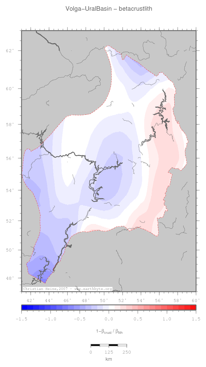 Volga-Ural Basin location map