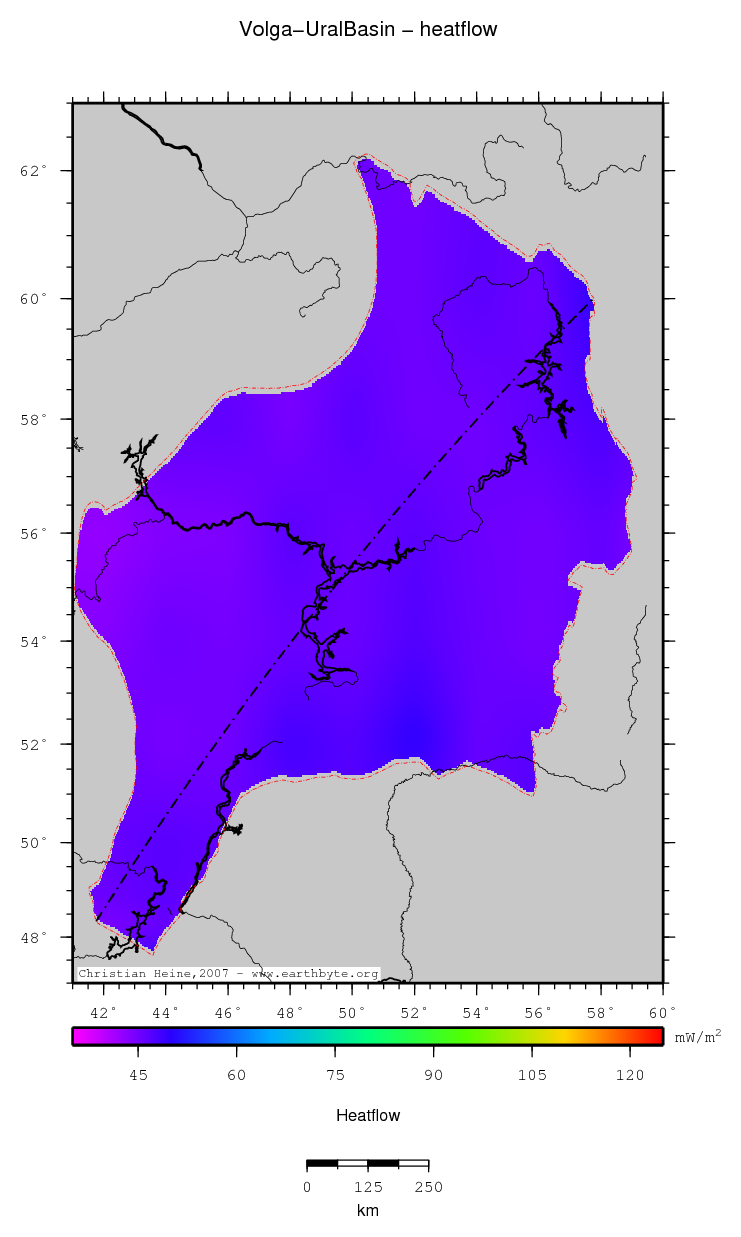 Volga-Ural Basin location map