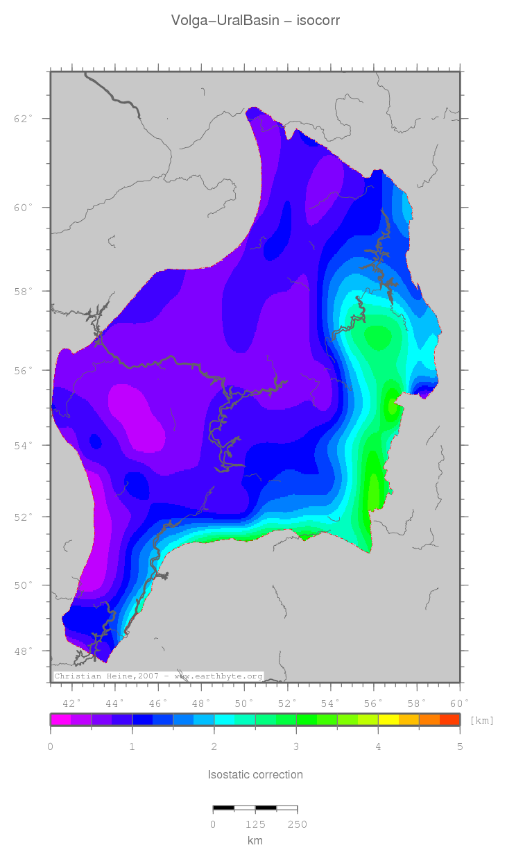 Volga-Ural Basin location map