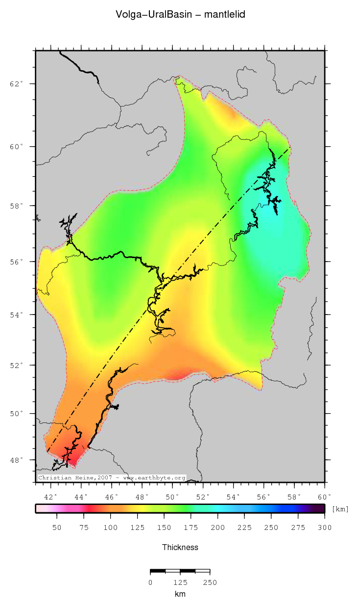 Volga-Ural Basin location map