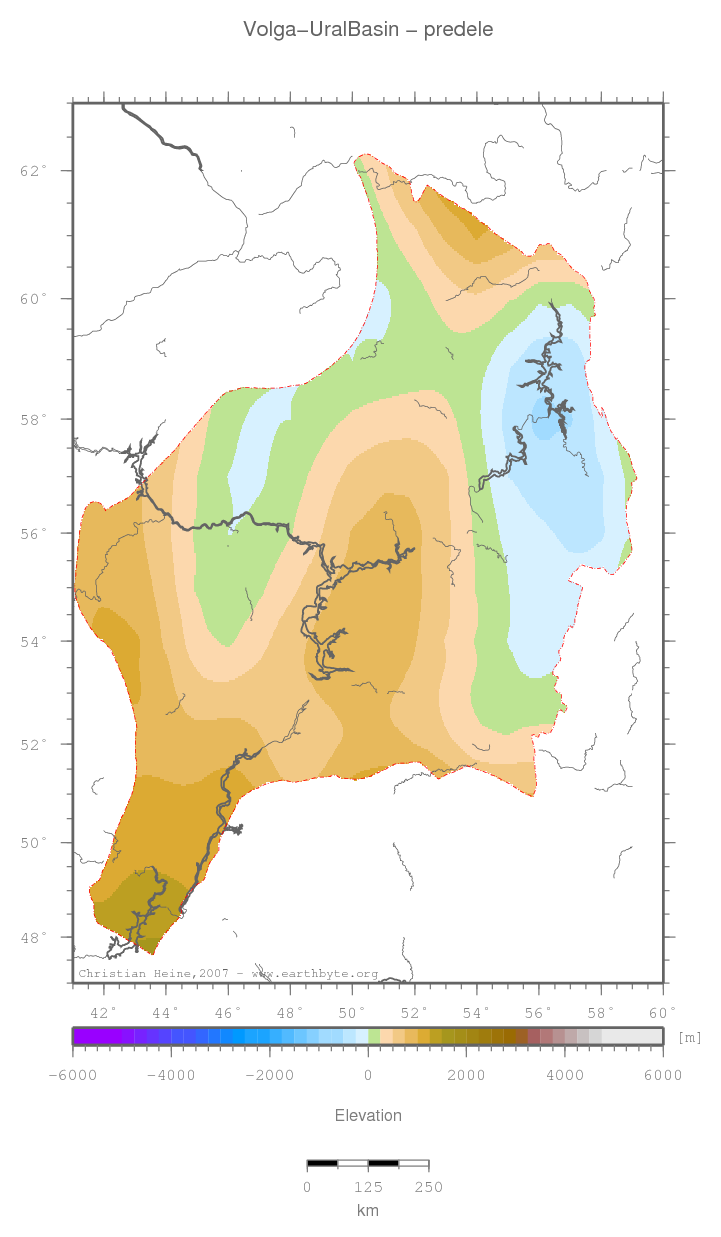 Volga-Ural Basin location map