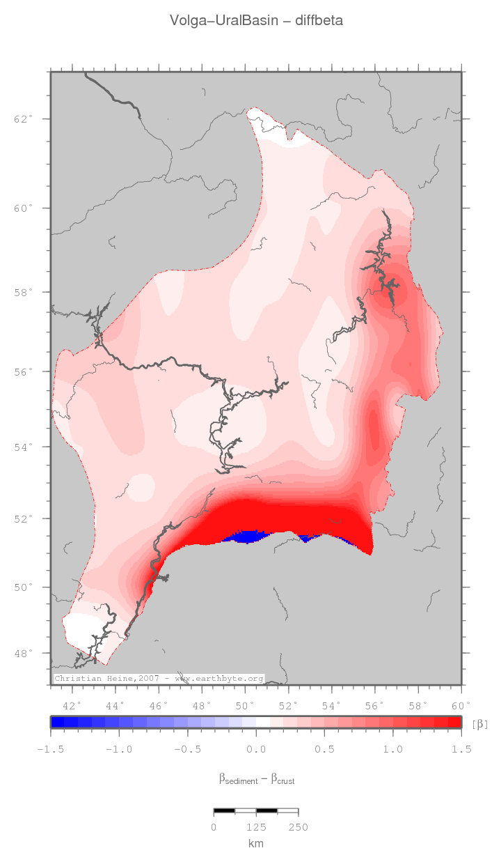 Volga-Ural Basin location map