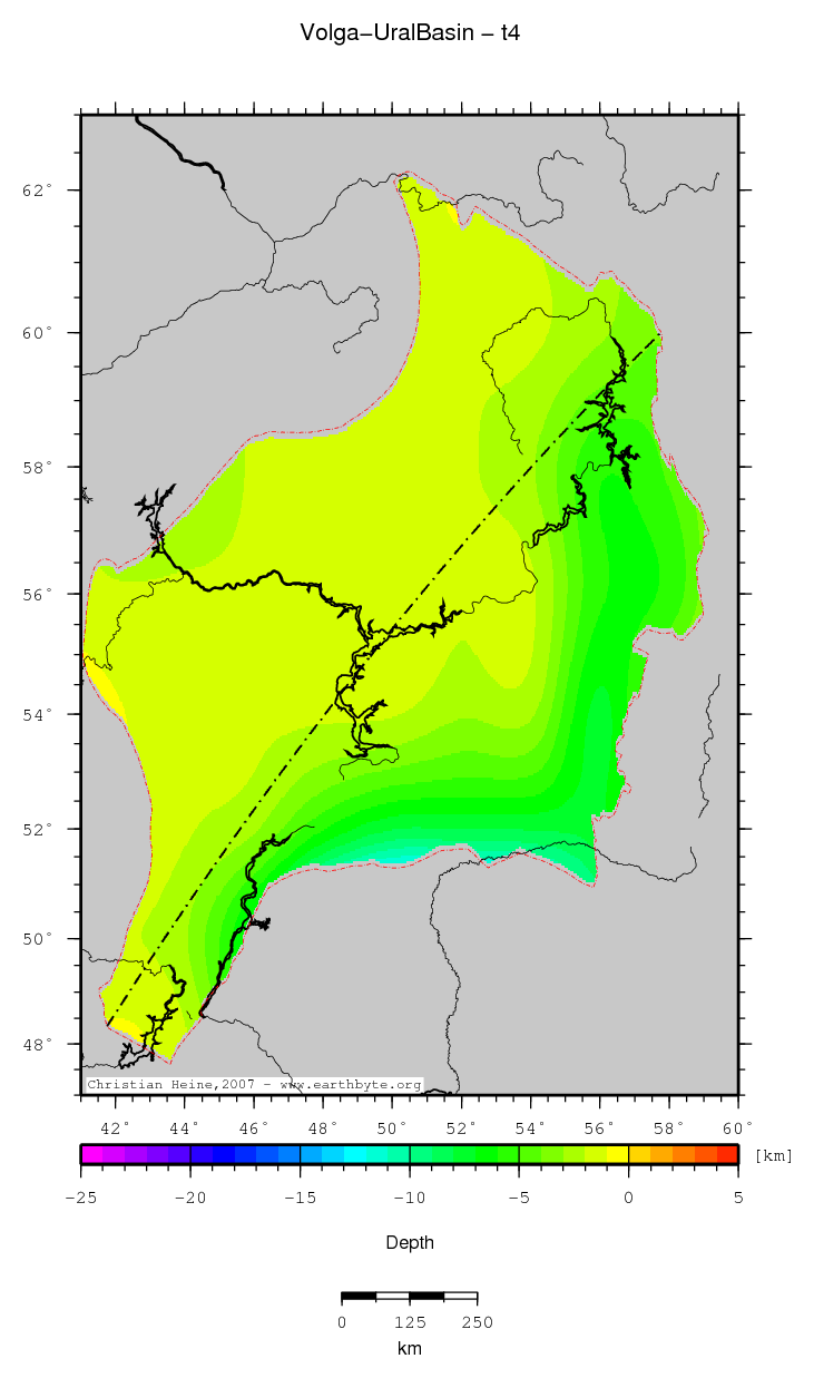 Volga-Ural Basin location map