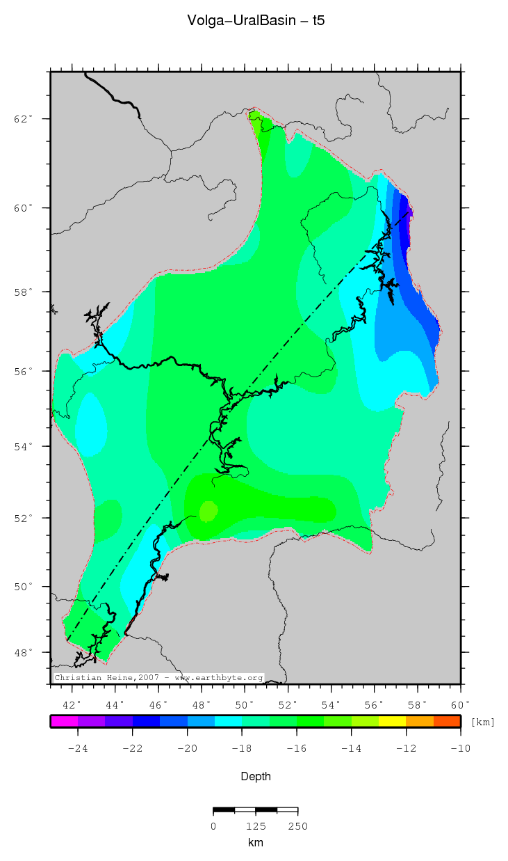 Volga-Ural Basin location map