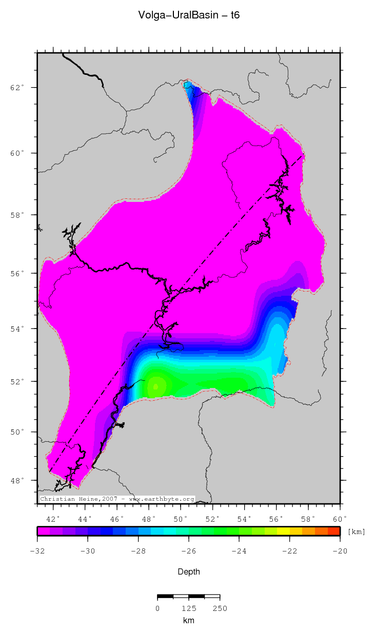 Volga-Ural Basin location map