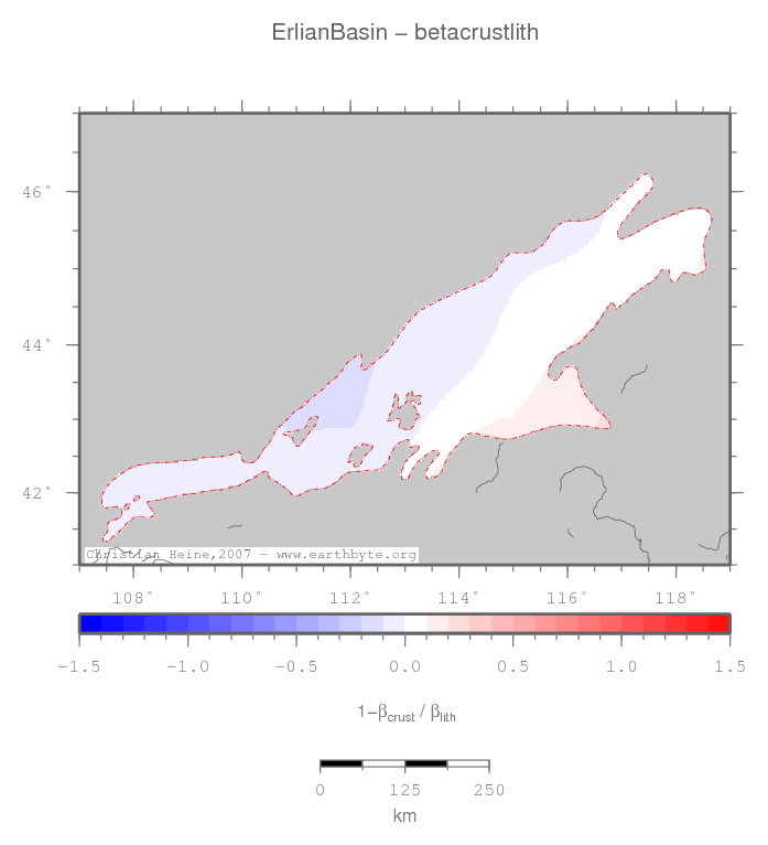 Erlian Basin location map