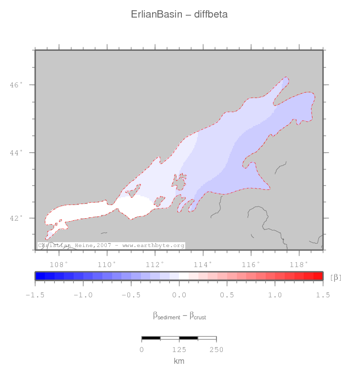 Erlian Basin location map