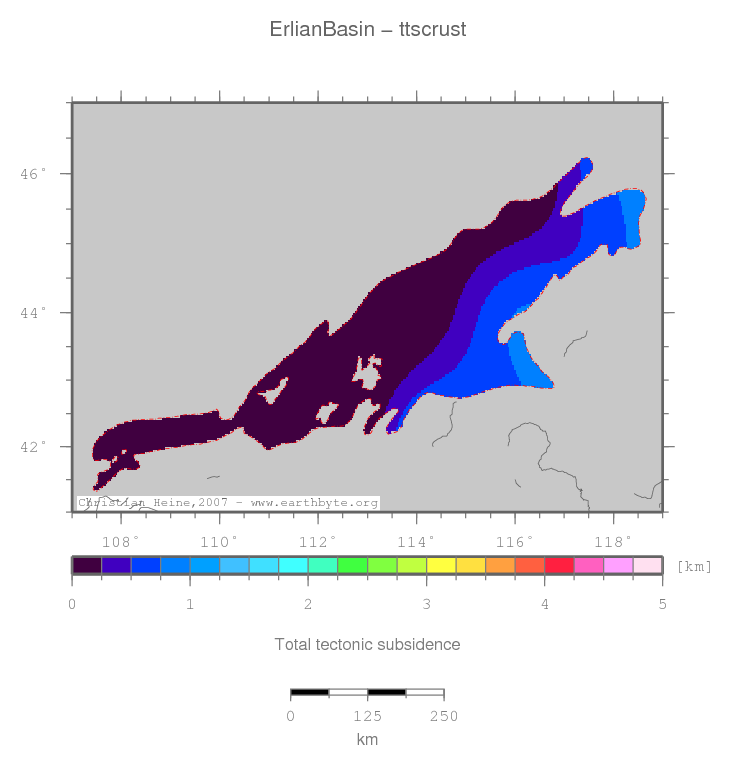 Erlian Basin location map