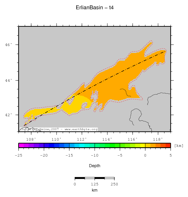 Erlian Basin location map