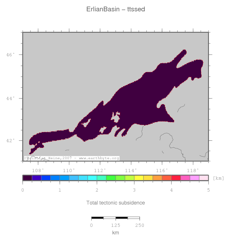 Erlian Basin location map