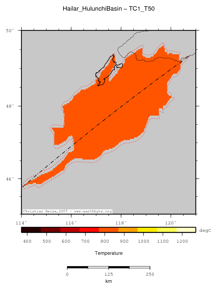 Hailar (Hulunchi) Basin location map