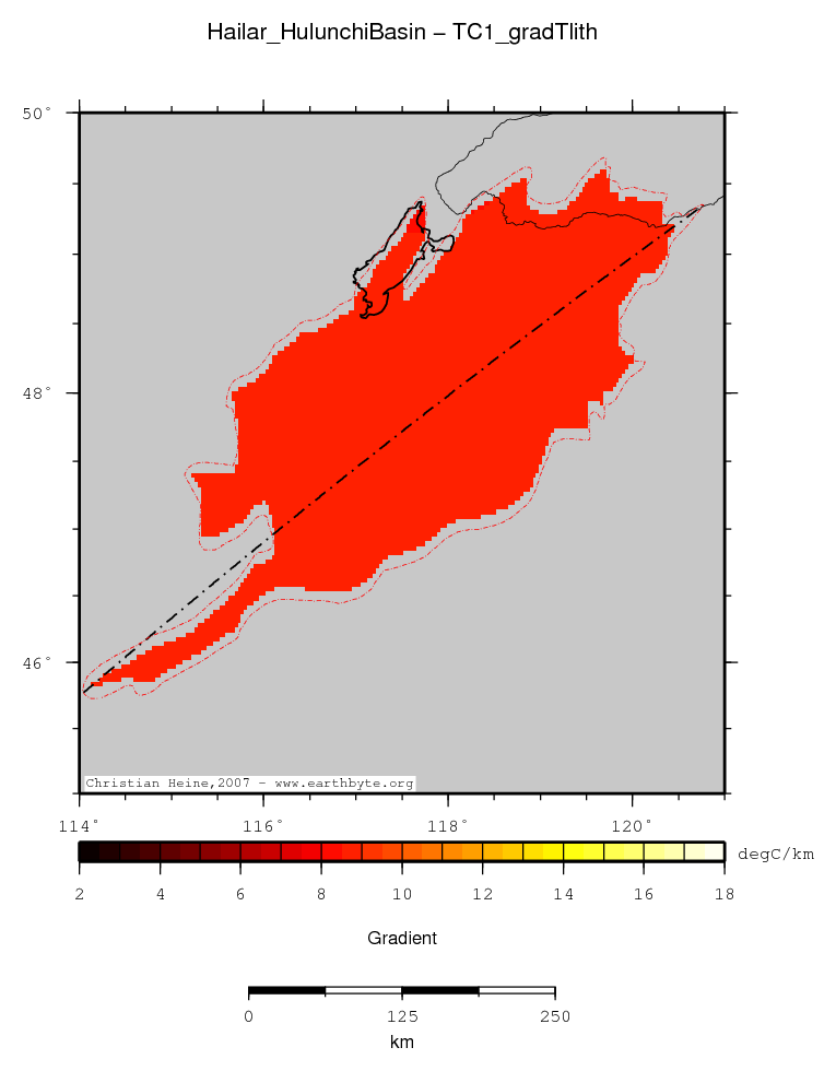 Hailar (Hulunchi) Basin location map