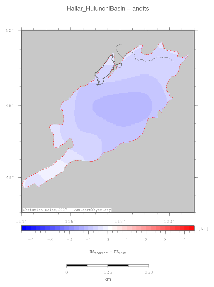 Hailar (Hulunchi) Basin location map