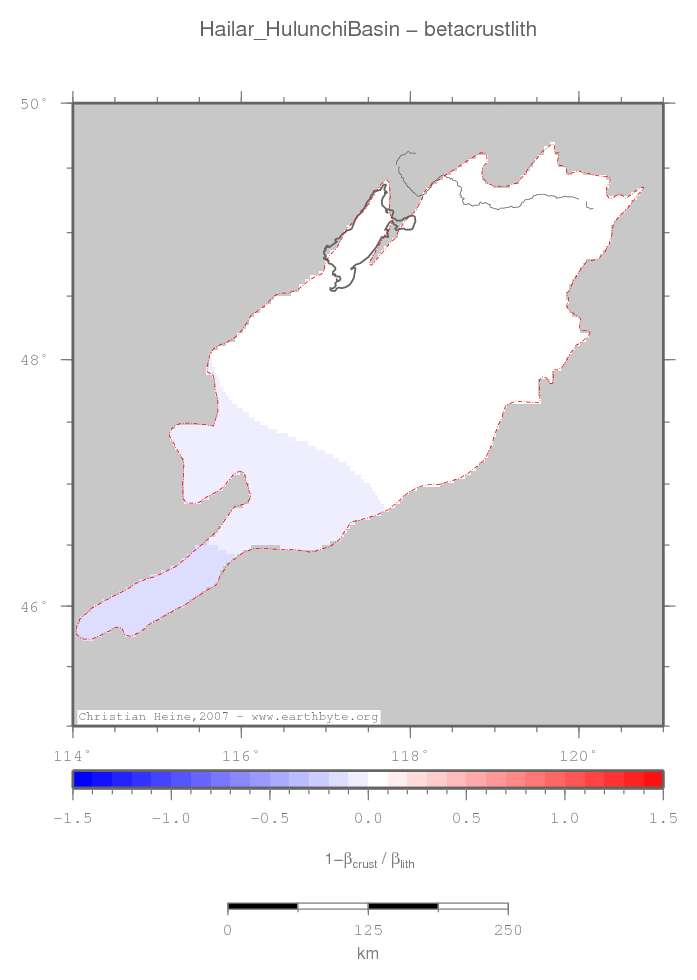 Hailar (Hulunchi) Basin location map