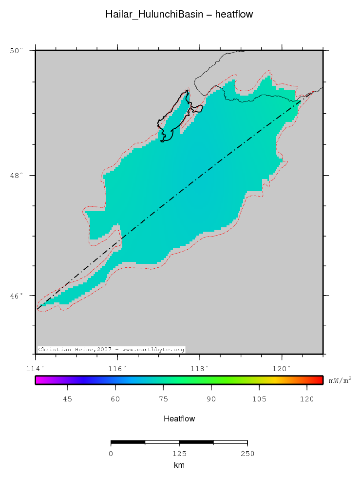 Hailar (Hulunchi) Basin location map