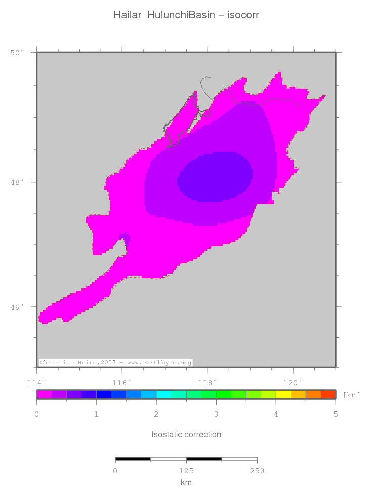 Hailar (Hulunchi) Basin location map