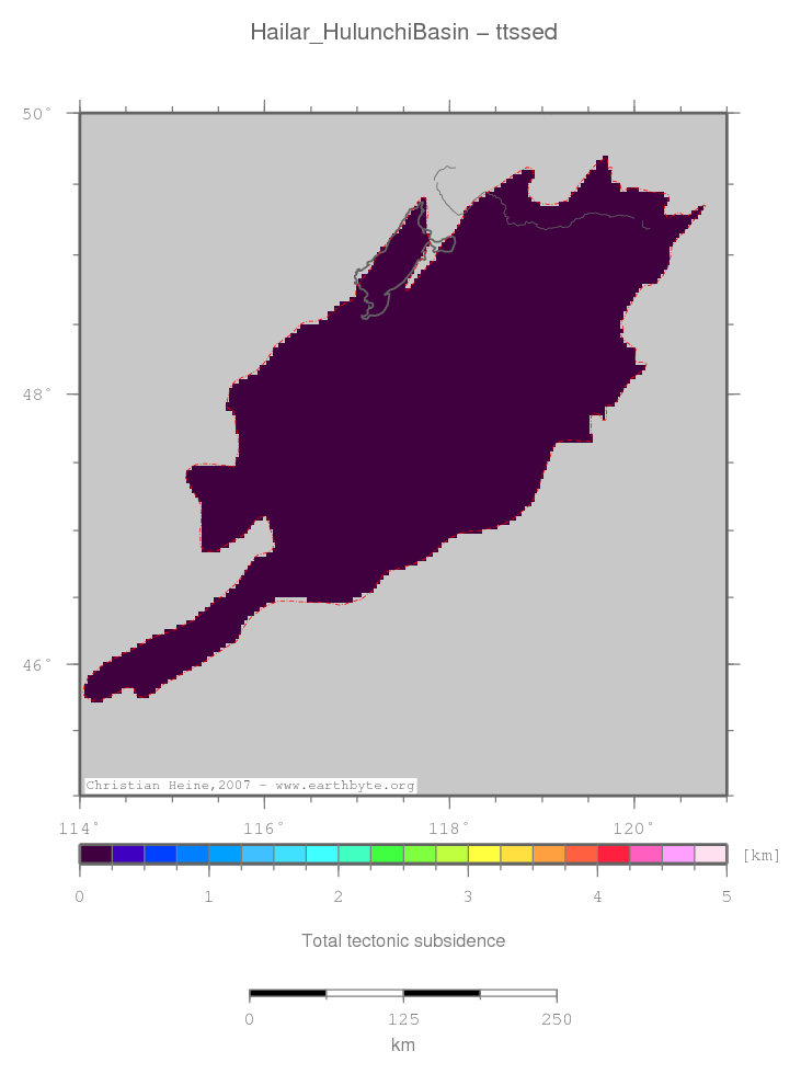 Hailar (Hulunchi) Basin location map