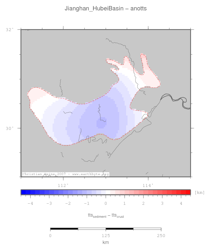 Jianghan (Hubei) Basin location map